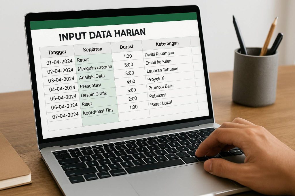 input data harian