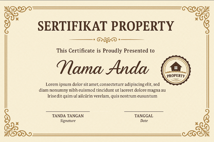 Sertifikat Property
