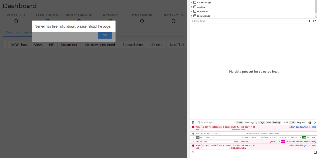Admin Trial Error