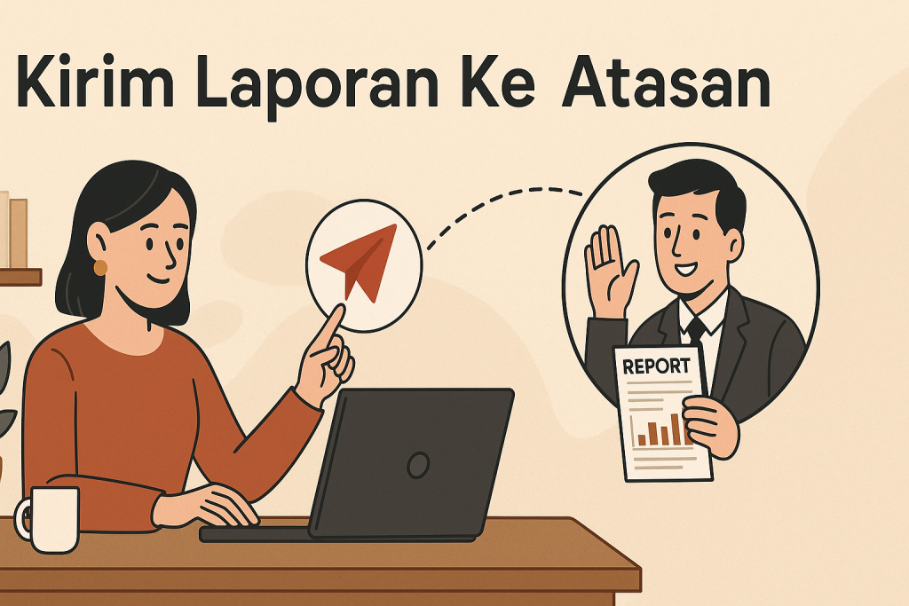 Kirim Laporan Ke Atasan