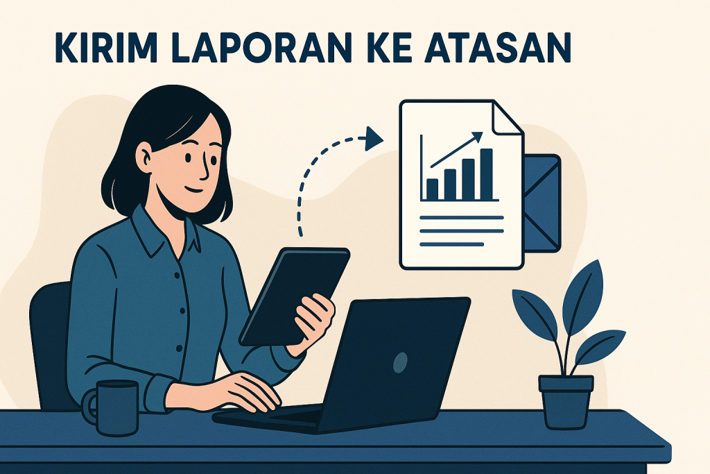 Kirim Laporan Ke Atasan