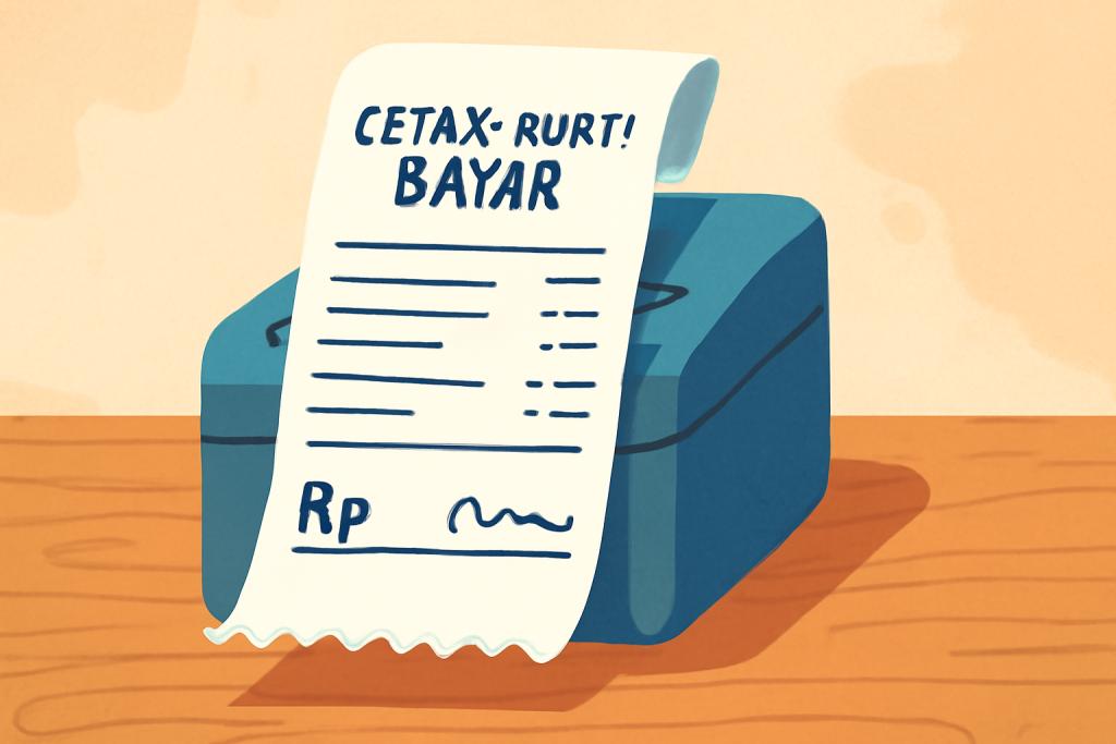 Cetak Bukti Bayar
