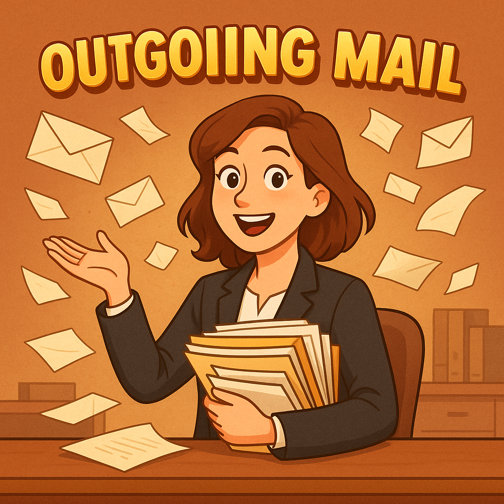 outgoing mail
