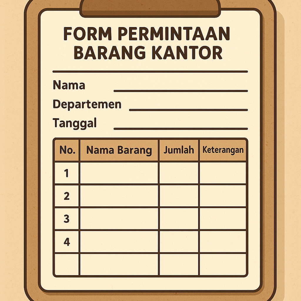 Form Permintaan Barang Kantor