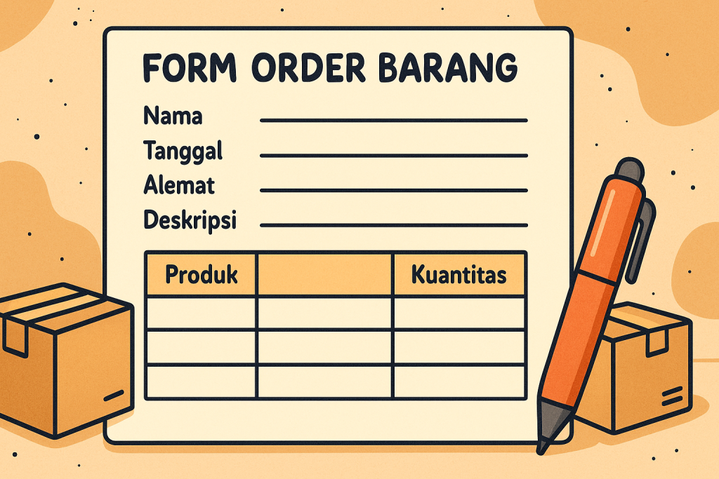 Form Order Barang