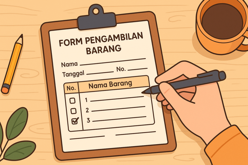 Form Pengambilan Barang