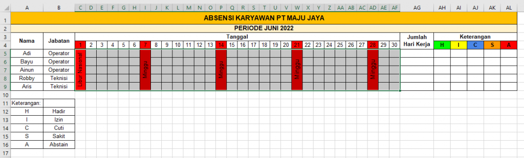 Absensi Pegawai