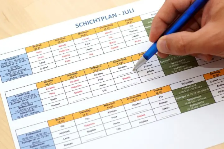 Jadwal Kerja Staf