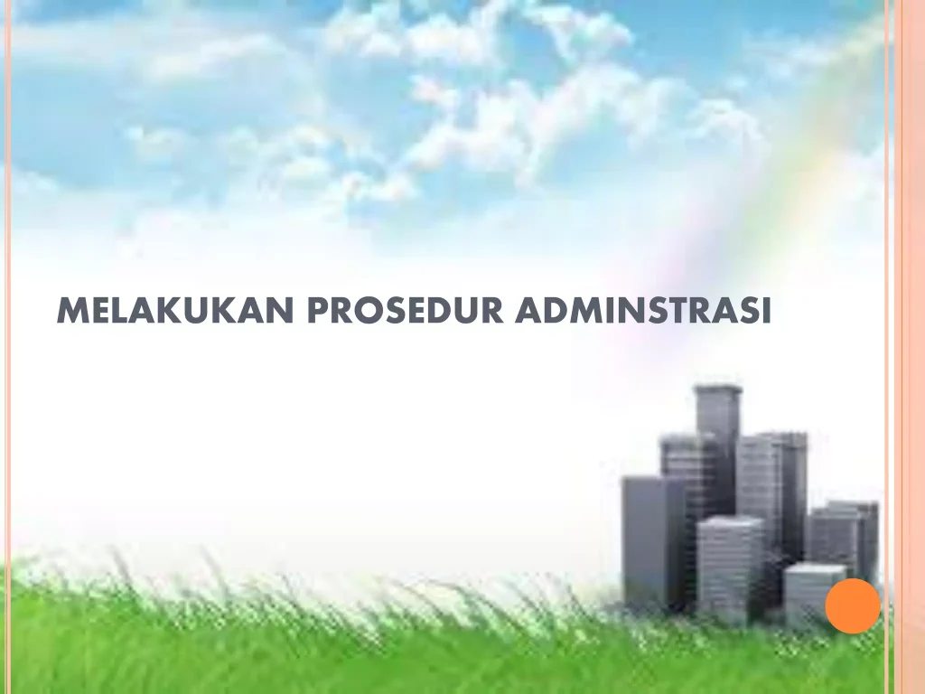 Prosedur Administrasi