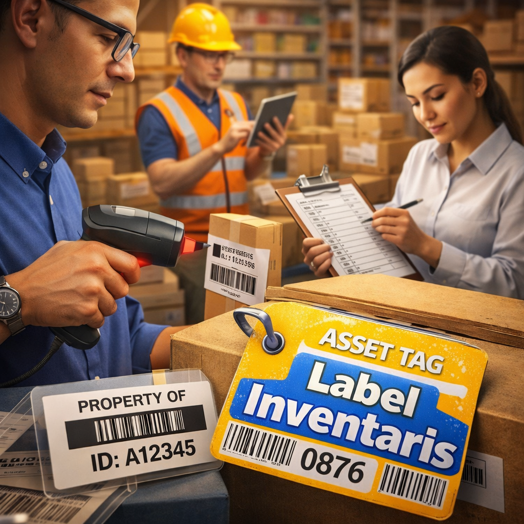 Label Inventaris
