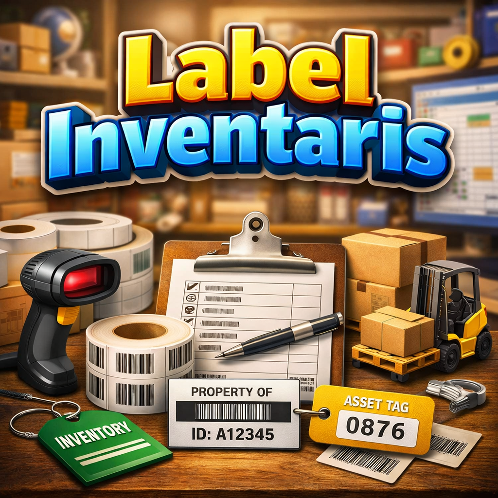 Label Inventaris