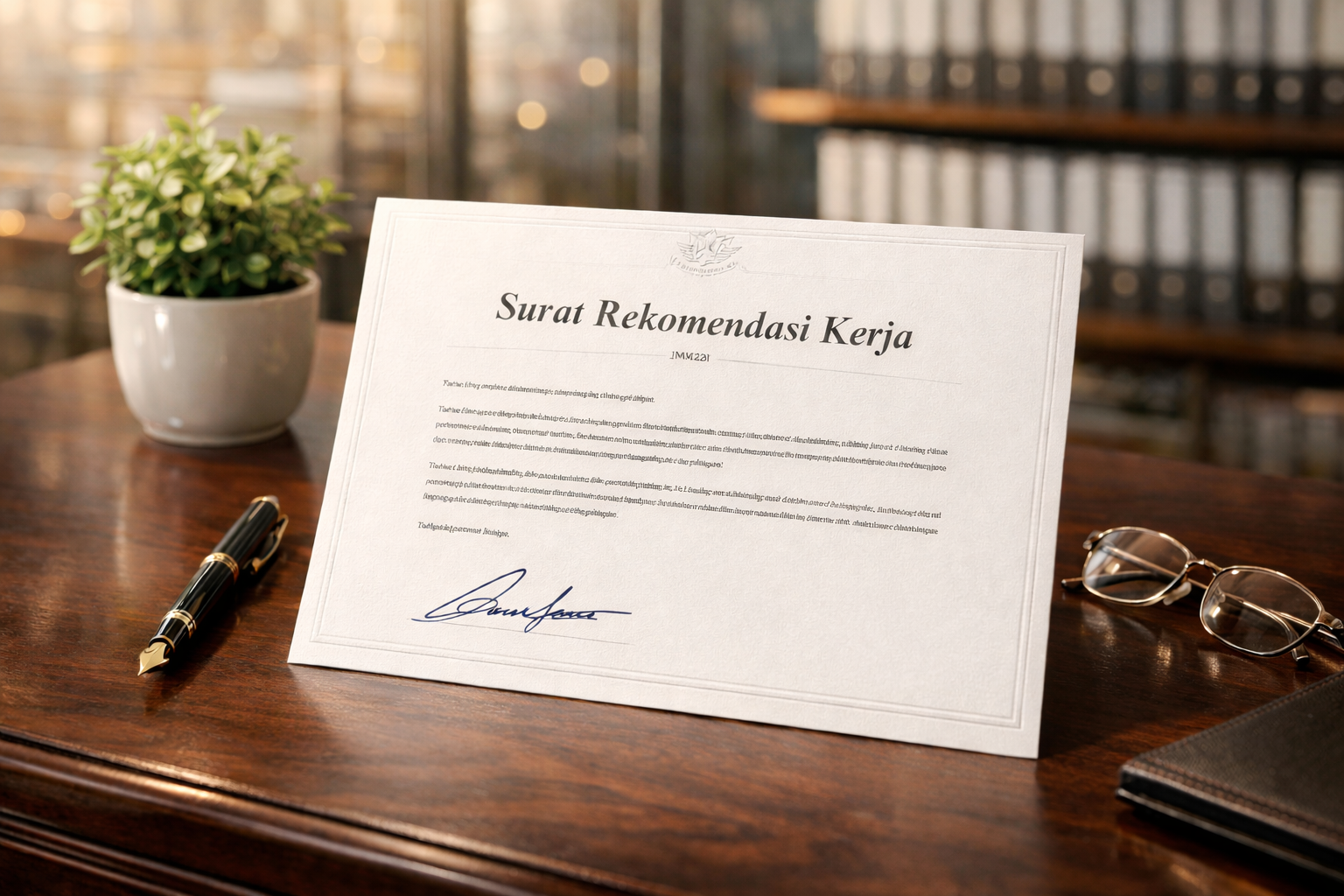 Surat Rekomendasi Kerja Panduan Lengkap Membuatnya | INCA Riset dan ...