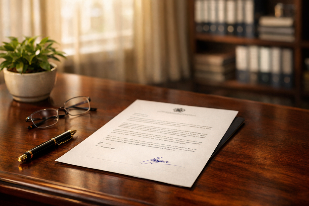 Surat Rekomendasi Kerja