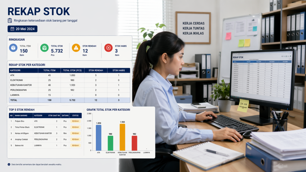 rekap stok