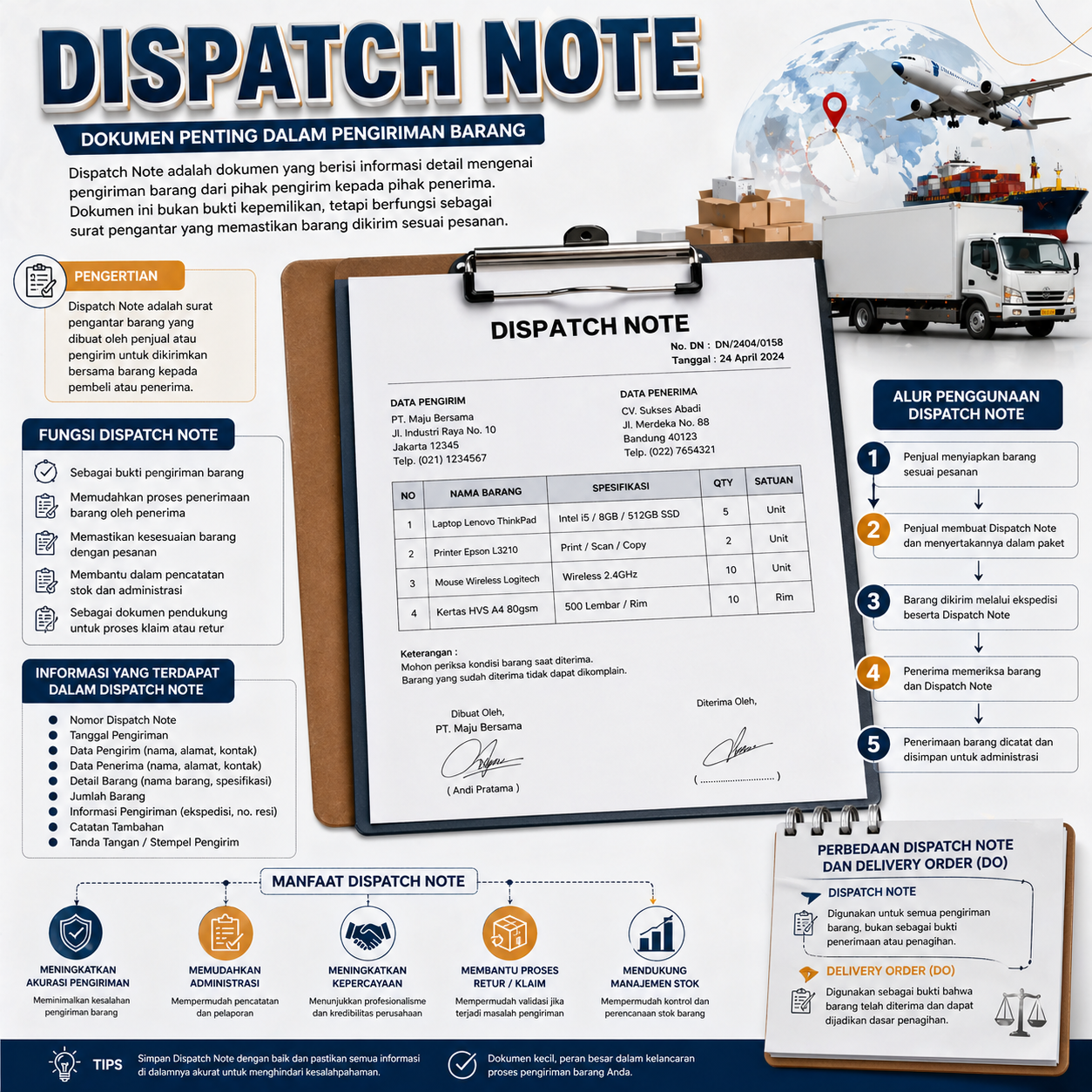 Dispatch Note