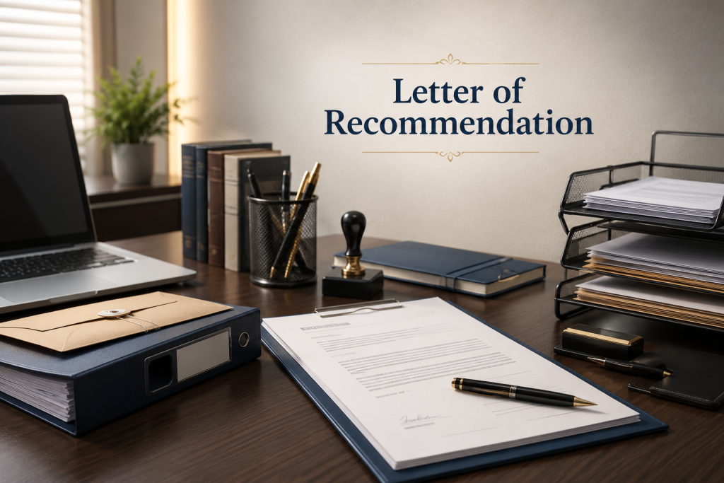 Letter of Recommendation