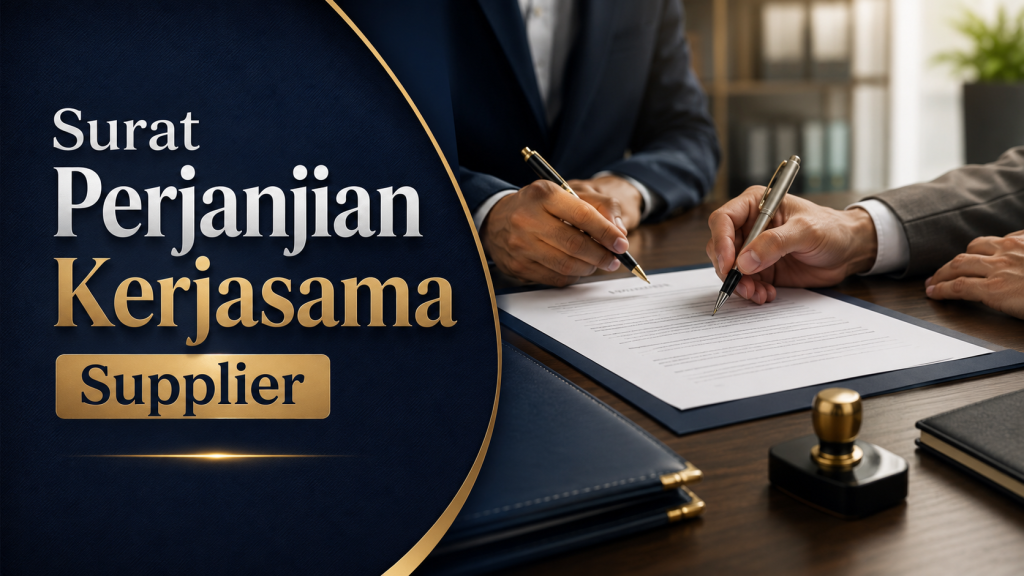 Surat Perjanjian Kerjasama Supplier