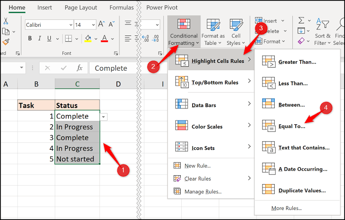 Conditional Formatting