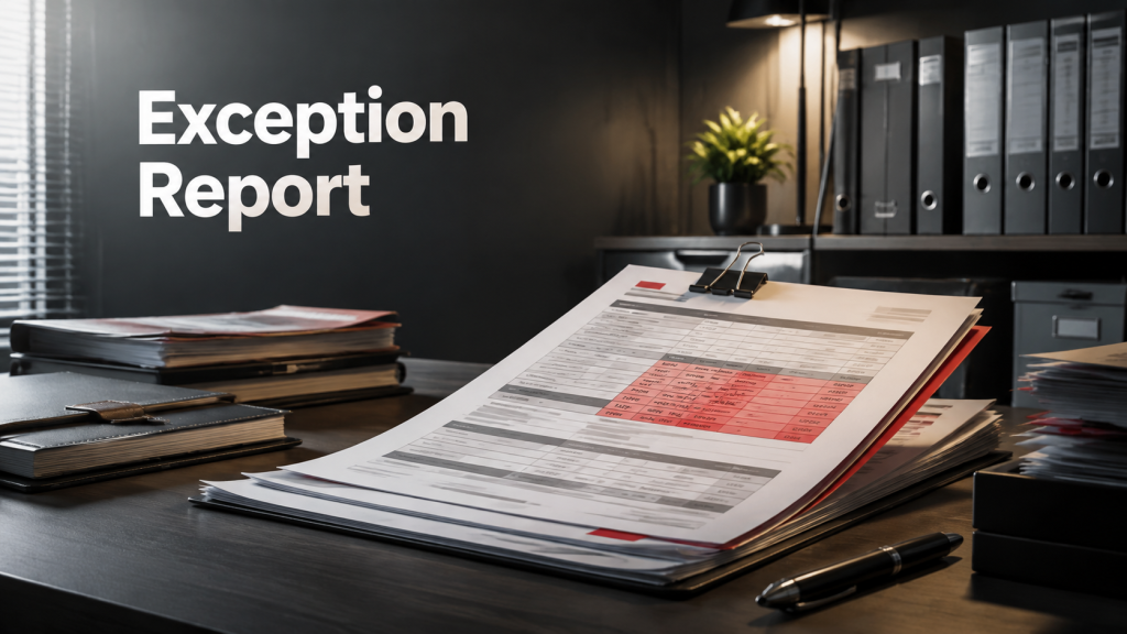 Exception Report